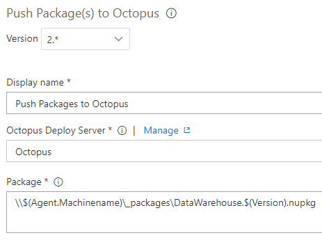 push NuGet Package To Octopus